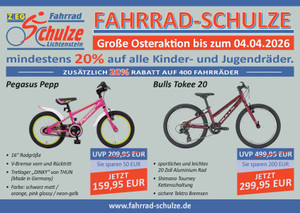 Fahrrad Schulze Prospekt - Große Osteraktion bis zum 04.04.2026