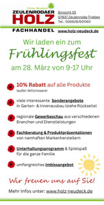 Zeulenrodaer Holzfachhandel Prospekt - Angebote ab 14.03.