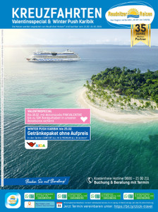 Reudnitzer Reisen Prospekt - Kreuzfahrtplaner Februar 2026
