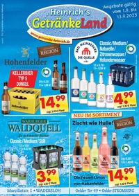 Heinrich's Getränkeland Prospekt - Angebote ab 01.09.