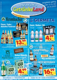 Heinrich's Getränkeland Prospekt - Angebote ab 13.10.