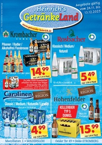 Heinrich's Getränkeland Prospekt - Angebote ab 24.11.