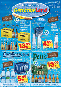 Heinrich's Getränkeland Prospekt - Angebote ab 02.02.