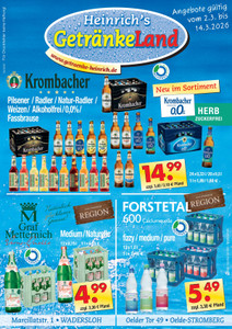 Heinrich's Getränkeland Prospekt - Angebote ab 02.03.