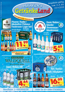 Heinrich's Getränkeland Prospekt - Angebote ab 13.04.