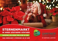 Gärtnerei Gärtner Prospekt - Sternenmarkt