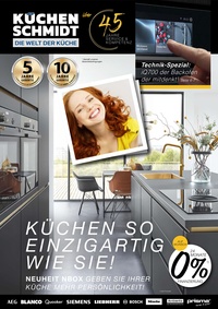 Küchen Schmidt Prospekt - Angebote ab 02.10.