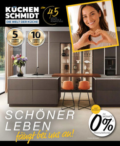 Küchen Schmidt Prospekt - Angebote ab 09.07.