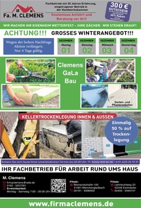 Haus & Gartenservice Prospekt - Fa. M. Clemens