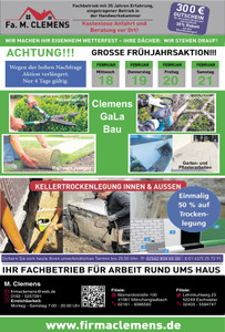 Haus & Gartenservice Prospekt - Fa. M. Clemens