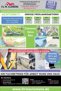 Haus & Gartenservice Prospekt - Fa. M. Clemens
