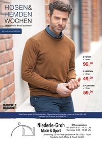 Niederle-Groh Mode & Trend Prospekt - Hosen & Hemden Wochen