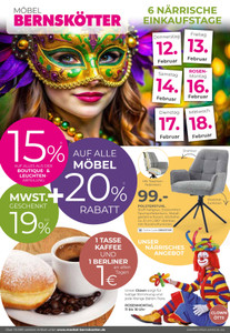 Möbel Bernskötter Prospekt - Angebote ab 13.02.
