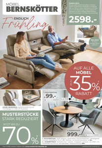 Möbel Bernskötter Prospekt - Angebote ab 25.03.