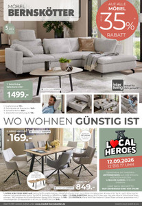 Möbel Bernskötter Prospekt - Angebote ab 08.09.