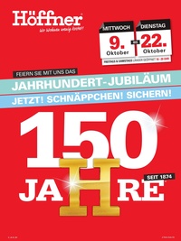 Höffner Prospekt - 150 Jahre