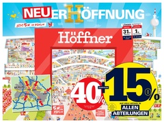 Höffner Prospekt - Neuss Erhöffnung - Seite 1