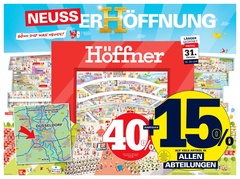 Höffner Prospekt - Neuss Erhöffnung - Seite 1