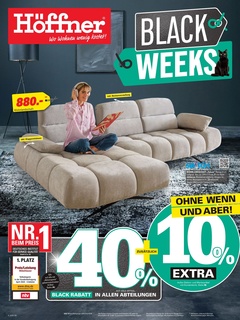 Höffner Prospekt - Black Weeks - Seite 1