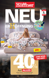 Höffner Prospekt - NEU Erhöffnung