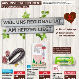 Kaufland Prospekt - Regionale Angebote ab 21.09.