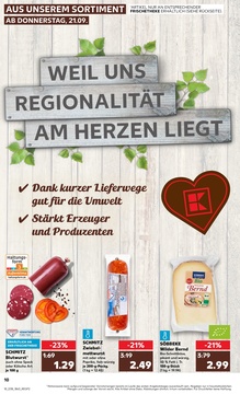 Kaufland Prospekt - Regionale Angebote ab 21.09.