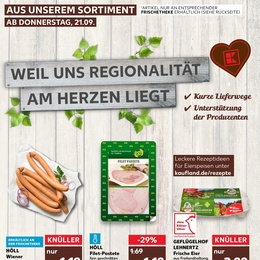 Kaufland Prospekt - Regionale Angebote ab 21.09.
