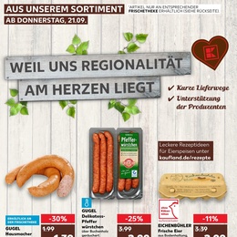 Kaufland Prospekt - Regionale Angebote ab 21.09.