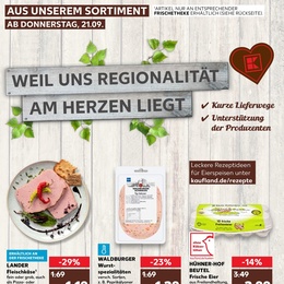Kaufland Prospekt - Regionale Angebote ab 21.09.