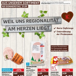 Kaufland Prospekt - Regionale Angebote ab 21.09.