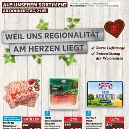 Kaufland Prospekt - Regionale Angebote ab 21.09.