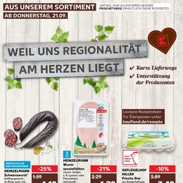 Kaufland Prospekt - Regionale Angebote ab 21.09.