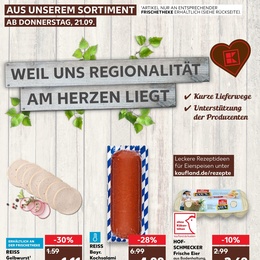 Kaufland Prospekt - Regionale Angebote ab 21.09.