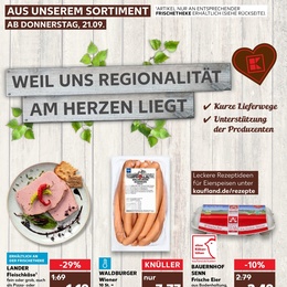 Kaufland Prospekt - Regionale Angebote ab 21.09.