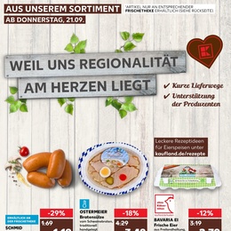 Kaufland Prospekt - Regionale Angebote ab 21.09.