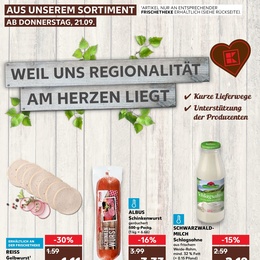Kaufland Prospekt - Regionale Angebote ab 21.09.