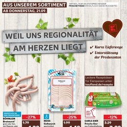 Kaufland Prospekt - Regionale Angebote ab 21.09.