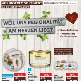 Kaufland Prospekt - Regionale Angebote ab 21.09.