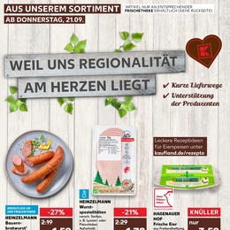Kaufland Prospekt - Regionale Angebote ab 21.09.