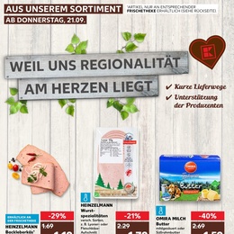 Kaufland Prospekt - Regionale Angebote ab 21.09.