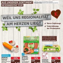 Kaufland Prospekt - Regionale Angebote ab 21.09.