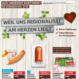 Kaufland Prospekt - Regionale Angebote ab 21.09.