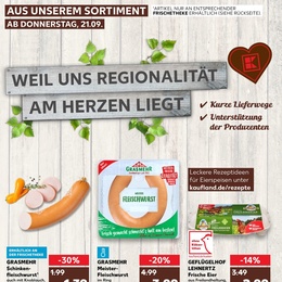 Kaufland Prospekt - Regionale Angebote ab 21.09.