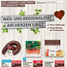 Kaufland Prospekt - Regionale Angebote ab 21.09.