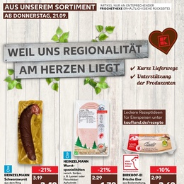 Kaufland Prospekt - Regionale Angebote ab 21.09.