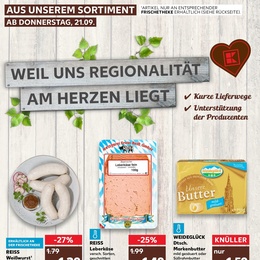 Kaufland Prospekt - Regionale Angebote ab 21.09.
