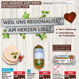 Kaufland Prospekt - Regionale Angebote ab 21.09.