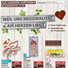 Kaufland Prospekt - Regionale Angebote ab 21.09.