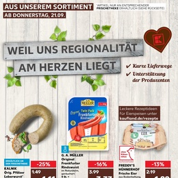 Kaufland Prospekt - Regionale Angebote ab 21.09.
