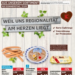 Kaufland Prospekt - Regionale Angebote ab 21.09.